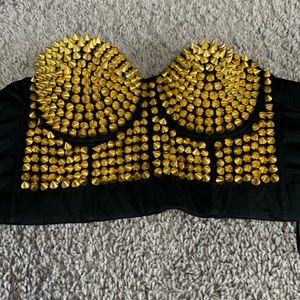 Gold Studded Wired Bralette